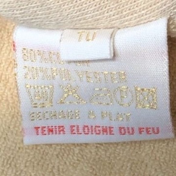 Ovale Bloomers Diaper Cover Tan Embroidered "O" on Front Left Size 0 (0-3M) - Picture 6 of 7